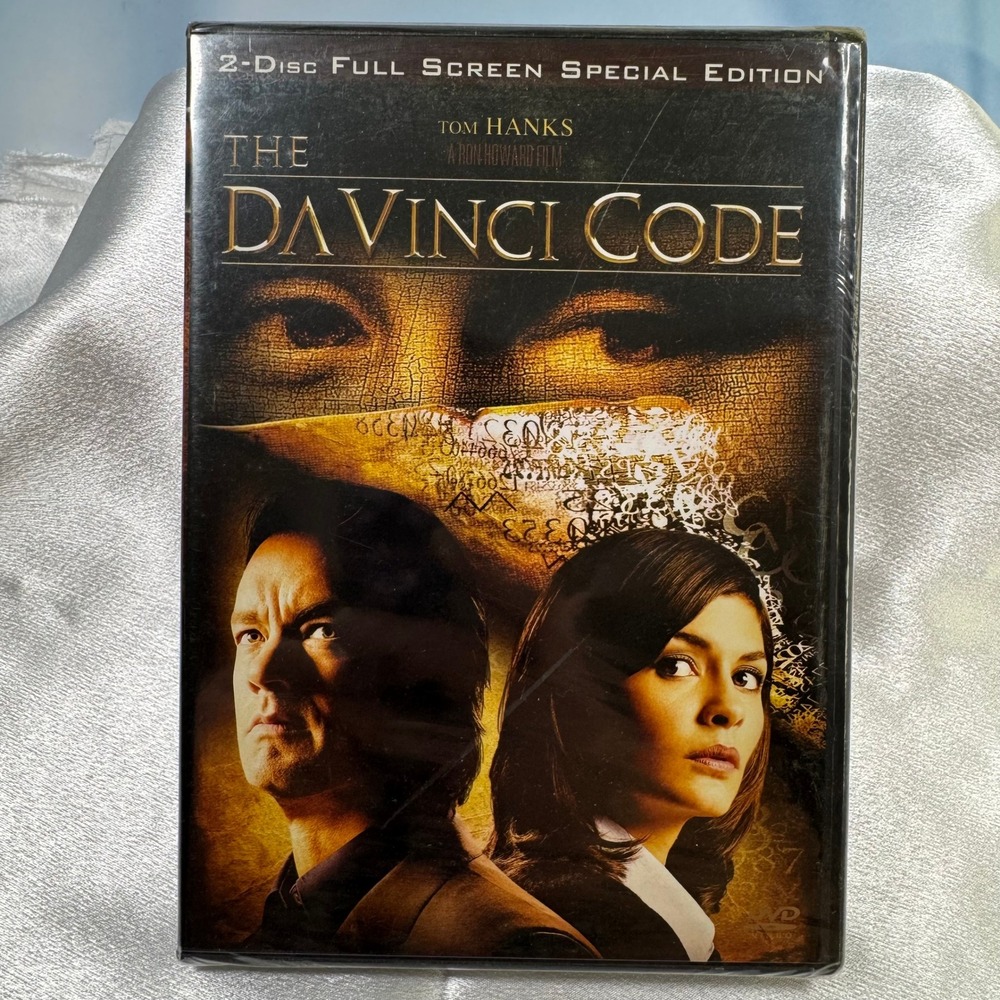 VTG The Da Vinci Code DVD Sony Black 2Disc Special Edition Sealed Y2K Thriller